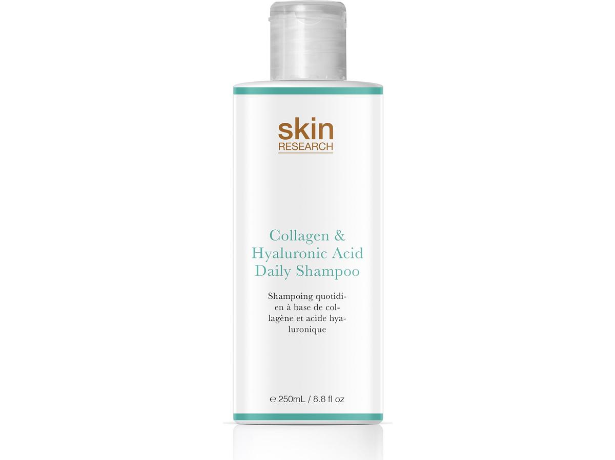 Skin Research Daily Shampoo – Kollagen und Hyaluronsäure – 250 ml – Transparent
