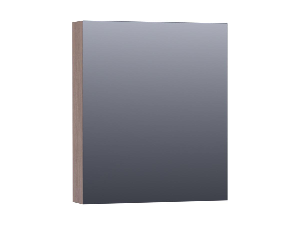 Brauer Dual 60 Schwarzer Holzspiegelschrank - 60 cm - Linkshänder