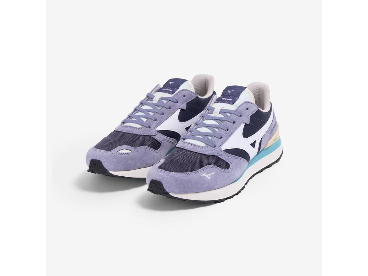 Mizuno RB87 Sneaker – Odyssey Gray/White/Blue Granit – Größe 45