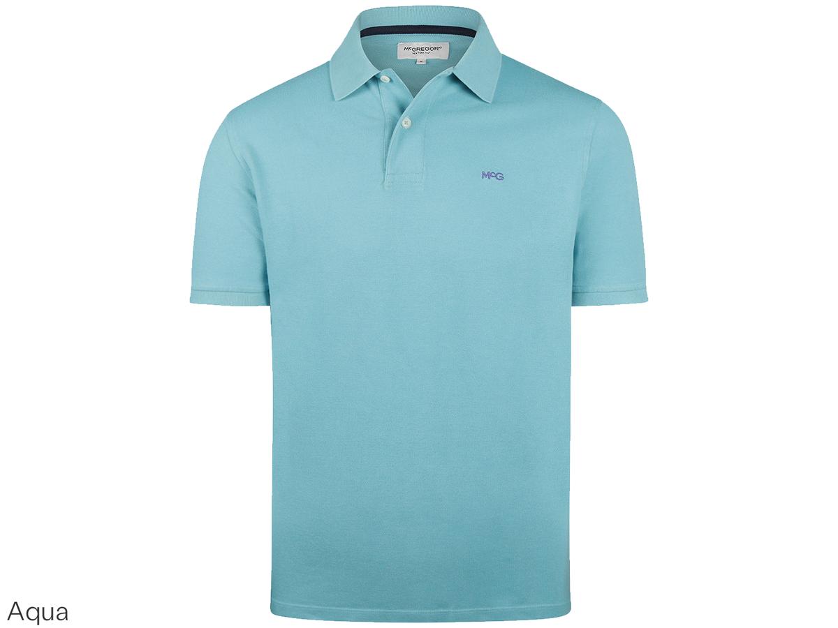 McGregor Classic Poloshirt – Bold Stripe – Größe M – Terra
