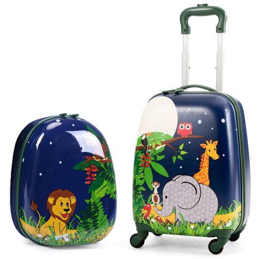 Coast 2-teiliges Reiseset für Kinder - Rolltasche und Rucksack - Blau