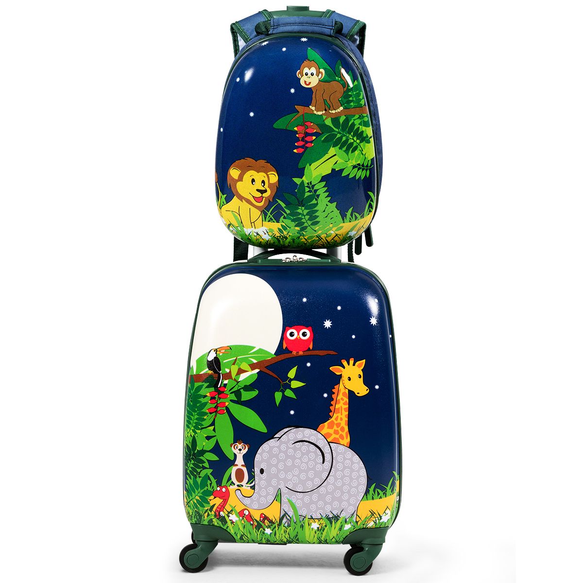 Coast 2-teiliges Reiseset für Kinder - Rolltasche und Rucksack - Blau
