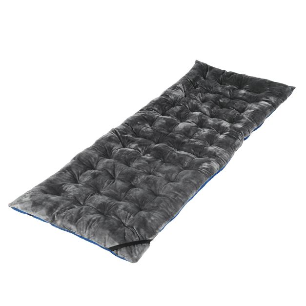 Coast Lounger Cushion Grey - Dickes Lounge Chair Kissen mit Befestigungsgurten - 190 x 70 x 7 cm