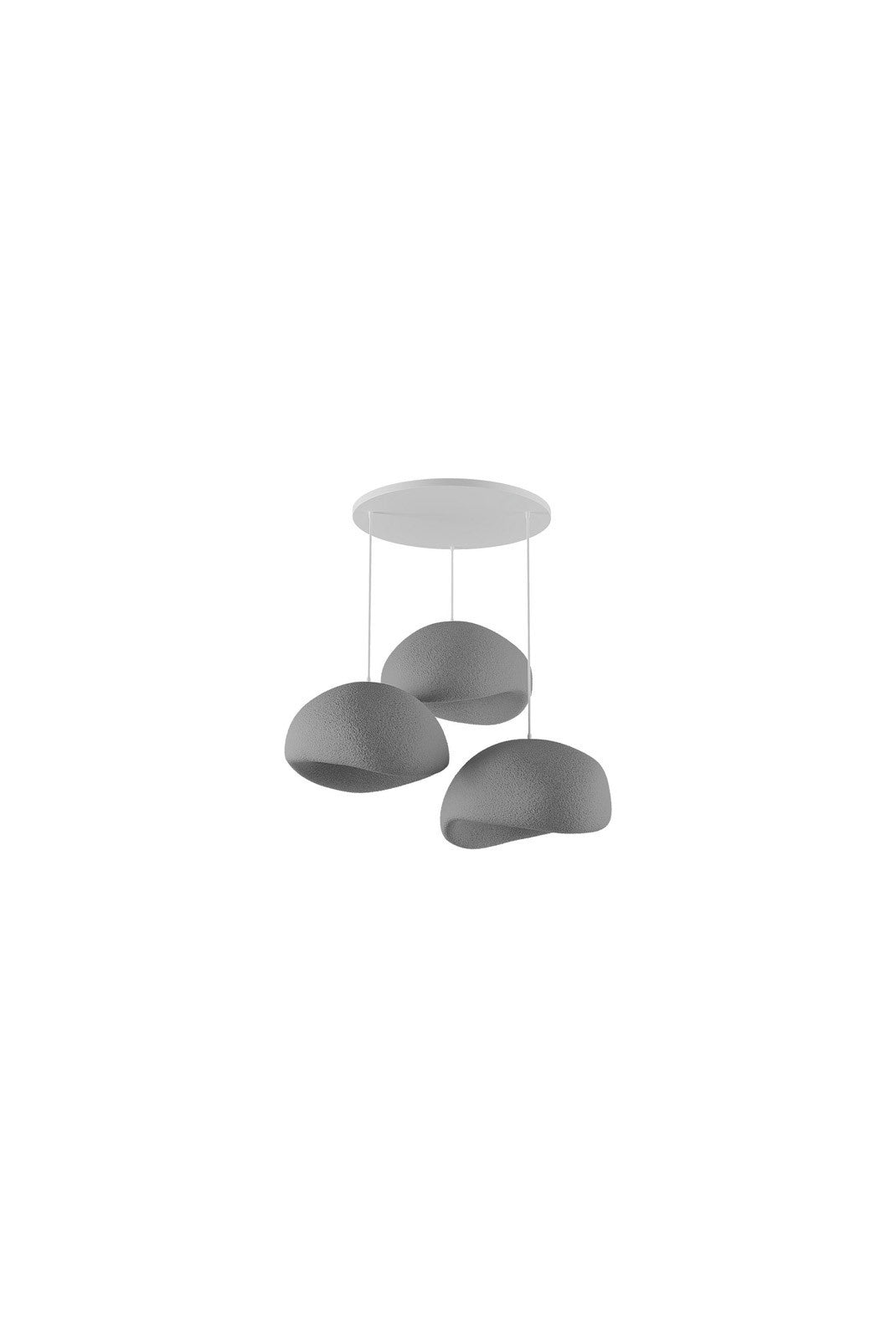 abi Loom - Wabi Sabi Haze & Hues Deckenleuchte - 3-flammig - Grau-Beton-Look