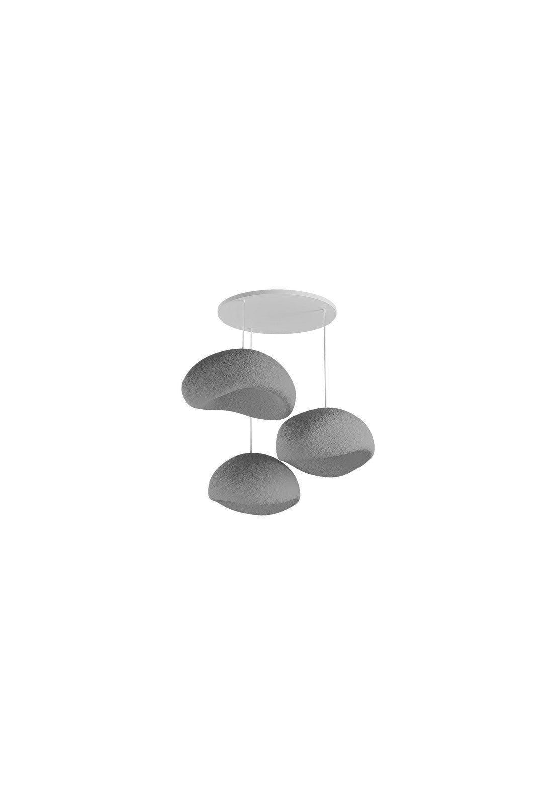 abi Loom - Wabi Sabi Haze & Hues Deckenleuchte - 3-flammig - Grau-Beton-Look