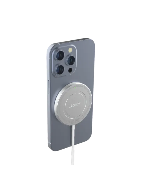JOBY Magnetisches kabelloses Ladegerät - Qi Wireless - MagSafe 7.5W iPhone / 15W Qi - USB-C - Schwarz