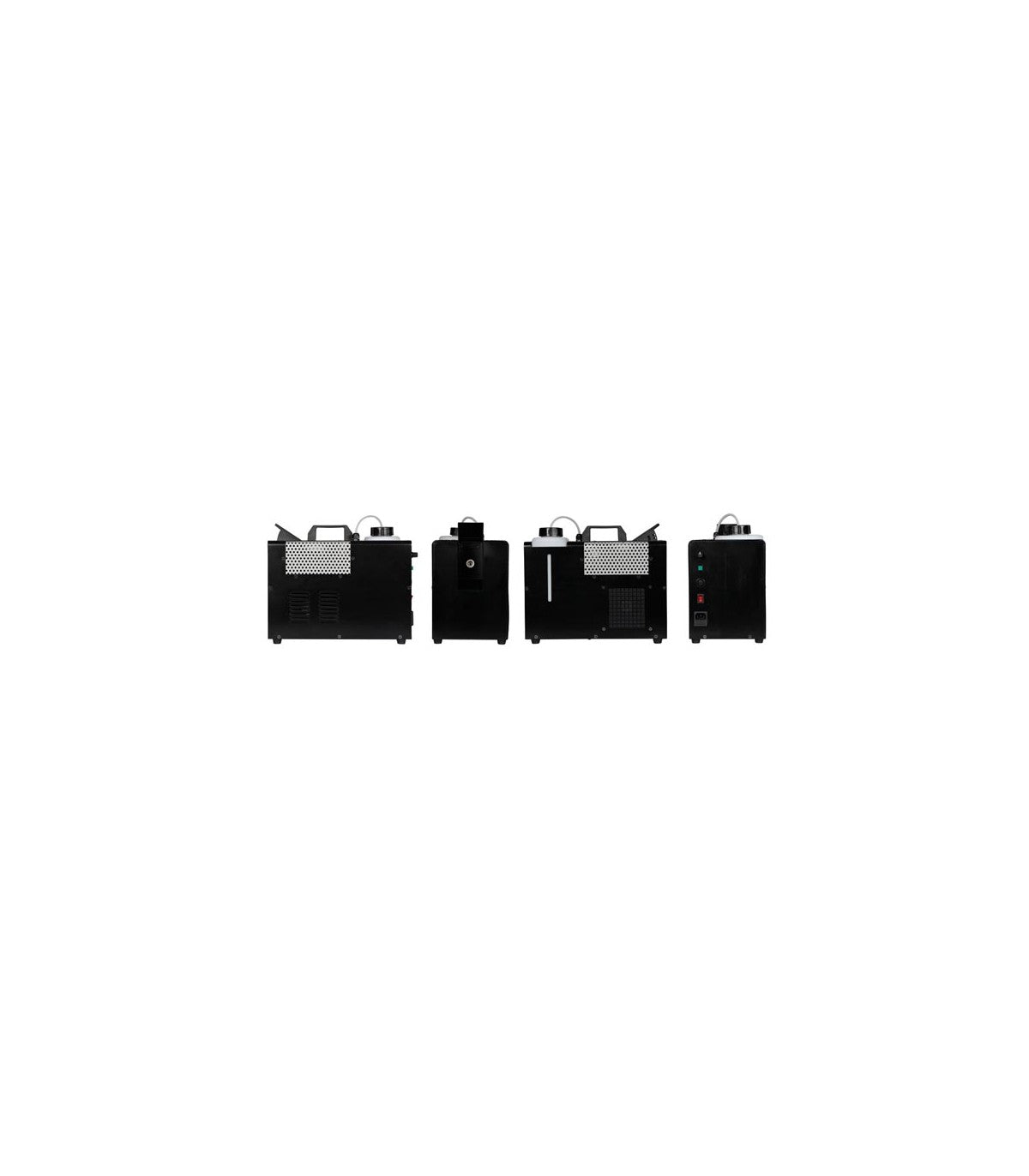 HQ-Power Nebelmaschine - Einstellbarer Winkel 0–75° - 600 W - Mit Timer-Fernbedienung - 32x17x22 cm