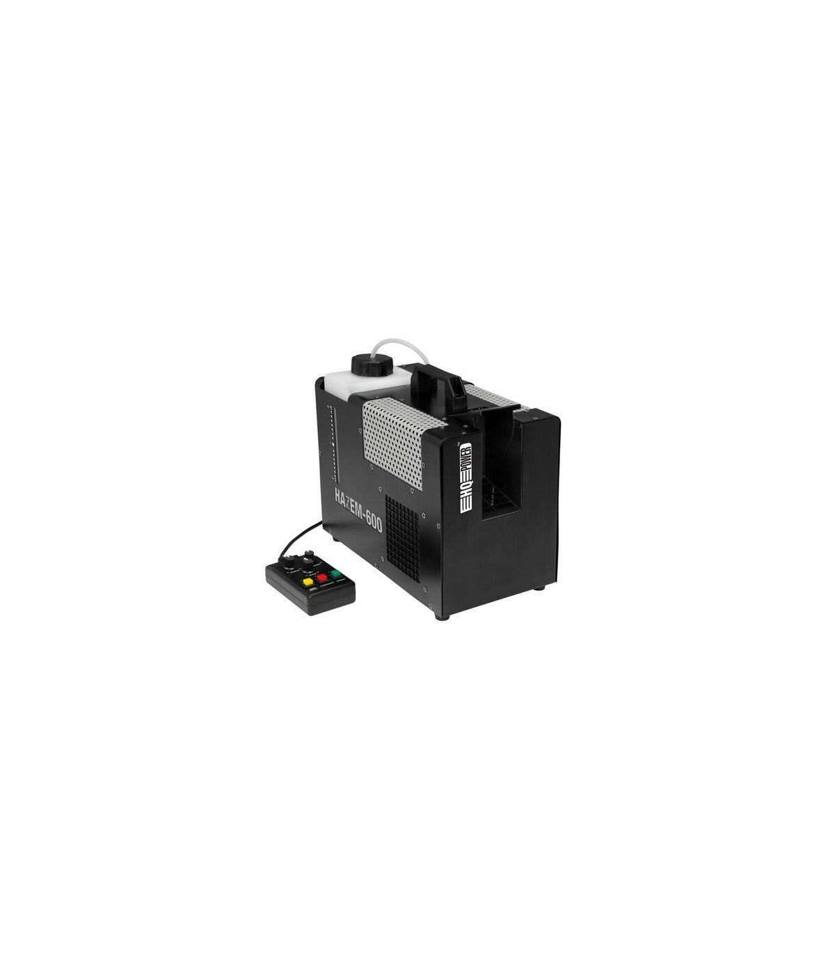 HQ-Power Nebelmaschine - Einstellbarer Winkel 0–75° - 600 W - Mit Timer-Fernbedienung - 32x17x22 cm
