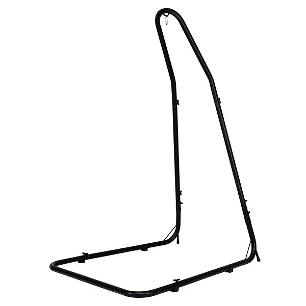 coast Hängemattenständer & Hängemattenstuhlhalter - verstellbar 200-250 cm - 135x115 cm - schwarz