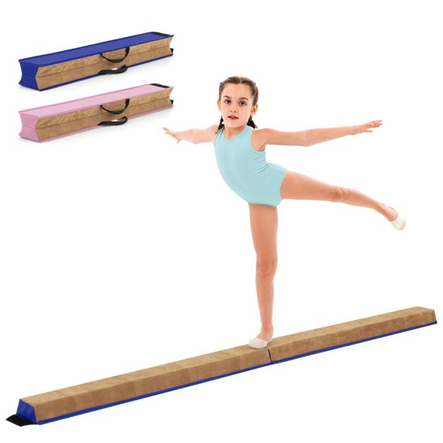 Coast Balance Beam - faltbar - EVA & EPE-Schaum - Max 73Kg - 240 x 15 x 6.5cm - Blau