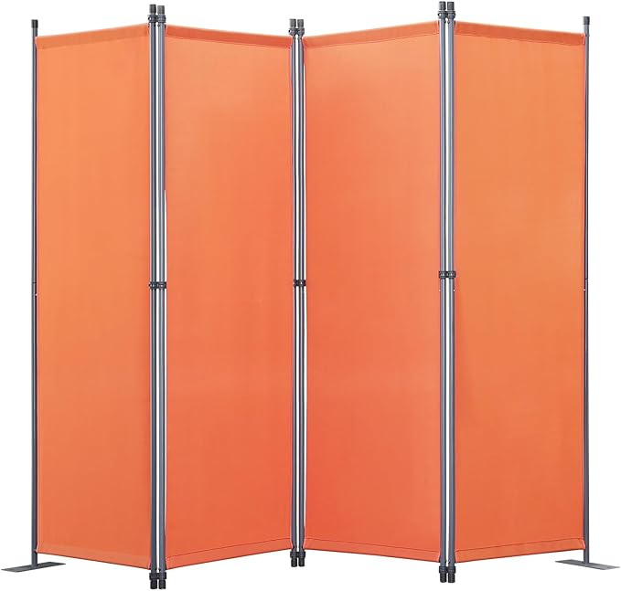 Angel Chamber Screen 4 Panels - Orange - Raumtrenner und Sichtschutz