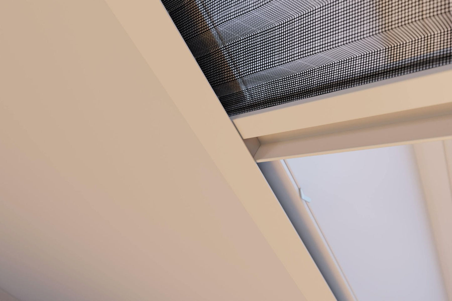 Bruynzeel S500 Plissé Fensterbildschirm - Weiß - 103 x 155 CM