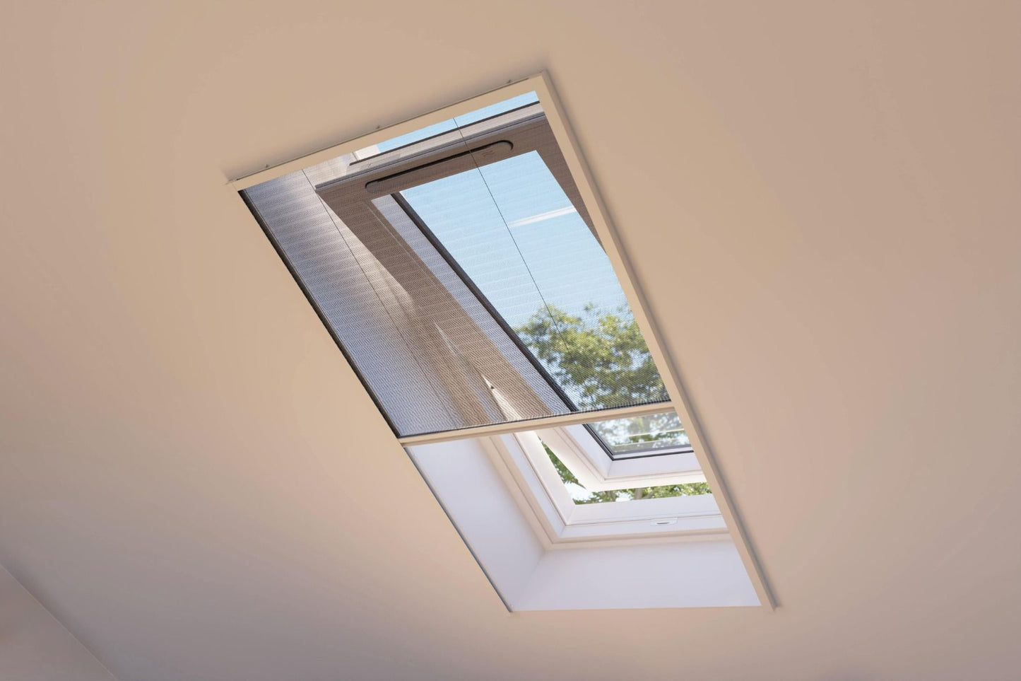 Bruynzeel S500 Plissé Fensterbildschirm - Weiß - 103 x 155 CM