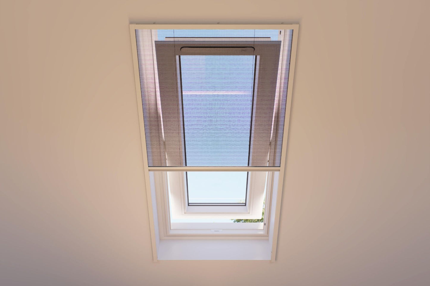 Bruynzeel S500 Plissé Fensterbildschirm - Weiß - 103 x 155 CM