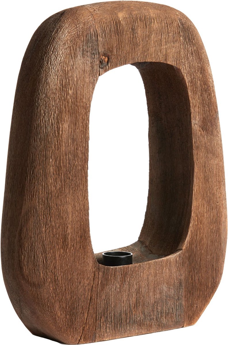 Light & Living Tischleuchte Kelafó 33x10x40 cm - Holz Schokoladenbraun - Warmes und natürliches Design