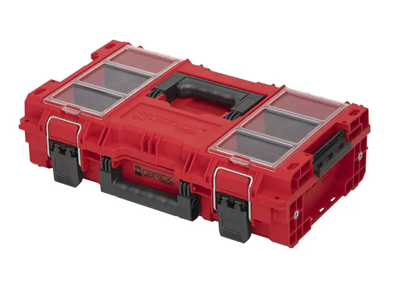 Qbrick System PRIME Set 1 RED Ultra HD – Modularer Werkzeugwagen mit Toolbox 150 und 250 Vario – 3-teilig