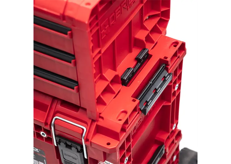 Qbrick System PRIME Set 1 RED Ultra HD – Modularer Werkzeugwagen mit Toolbox 150 und 250 Vario – 3-teilig