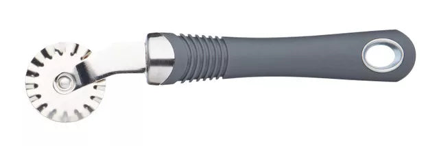 Kitchen Craft Soft Comfort Grip Schneidrädchen - schwarz - 21 cm