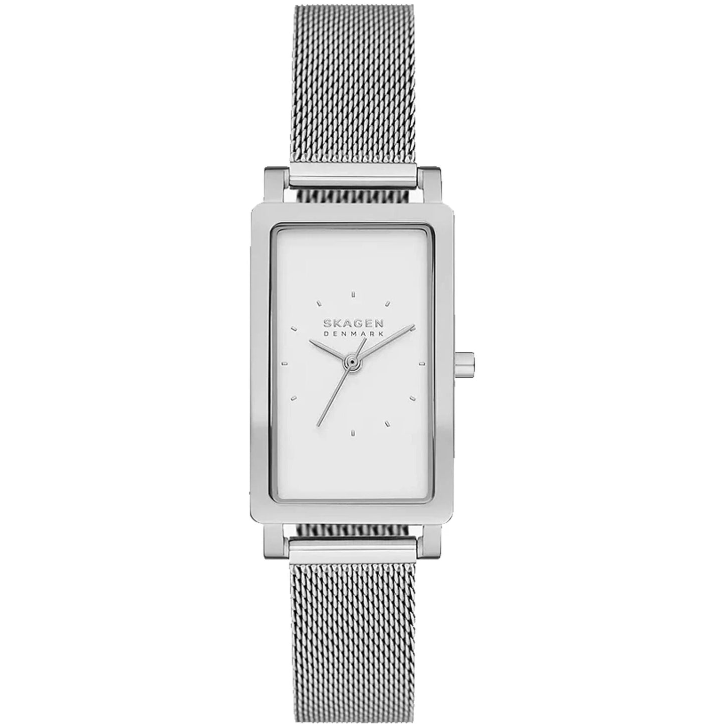 Skagen Damenuhr – Hagen – Quarz – Rechteckig – Edelstahl – 30 m – Silber