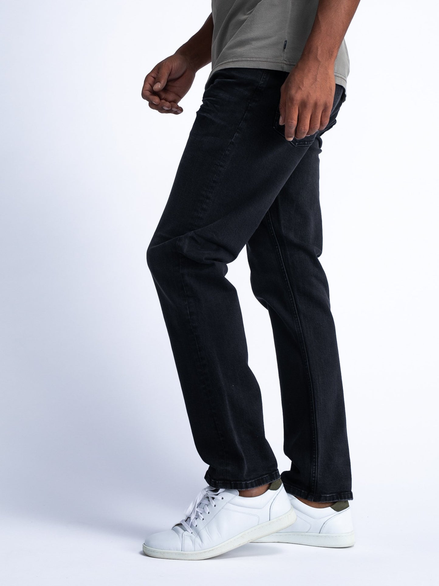 Starling Straight Denim W31-L32 Black Stone - Bequeme Regular Fit Jeans