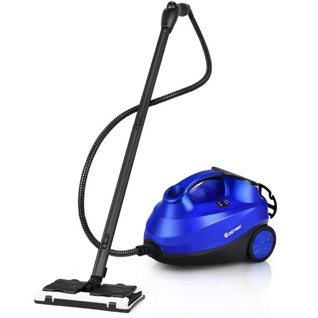 Coast Dampfreiniger Blau/Orange/Rot/Violett - 2000W - 1,5L Tank - Mit 19 Zubehörteilen