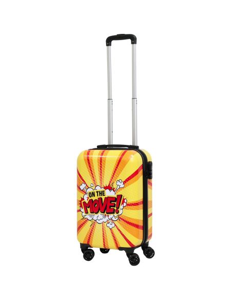 Suiteble - Handgepäckkoffer - Inkl. Packgurte & Zahlenschloss - 28 Liter - 54 x 33,5 x 21,5 cm - Gelb