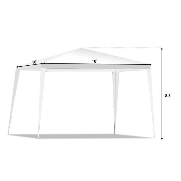 Küsten-Vordachzelt - Wetterfest - UV-beständig - Polyethylen - 6Kg - 3 x 3 x 2.6M