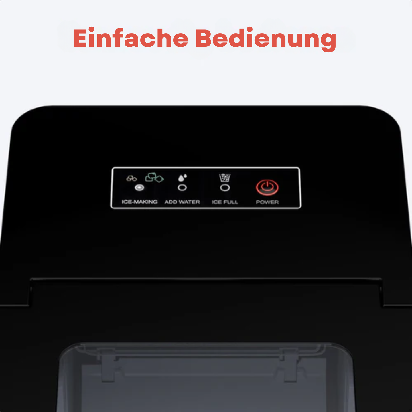 KitchenBrothers Eiswürfelbereiter – 2.1L - Selbstreinigungsfunktion – 9 Eiswürfel in 8 Min – Schwarz