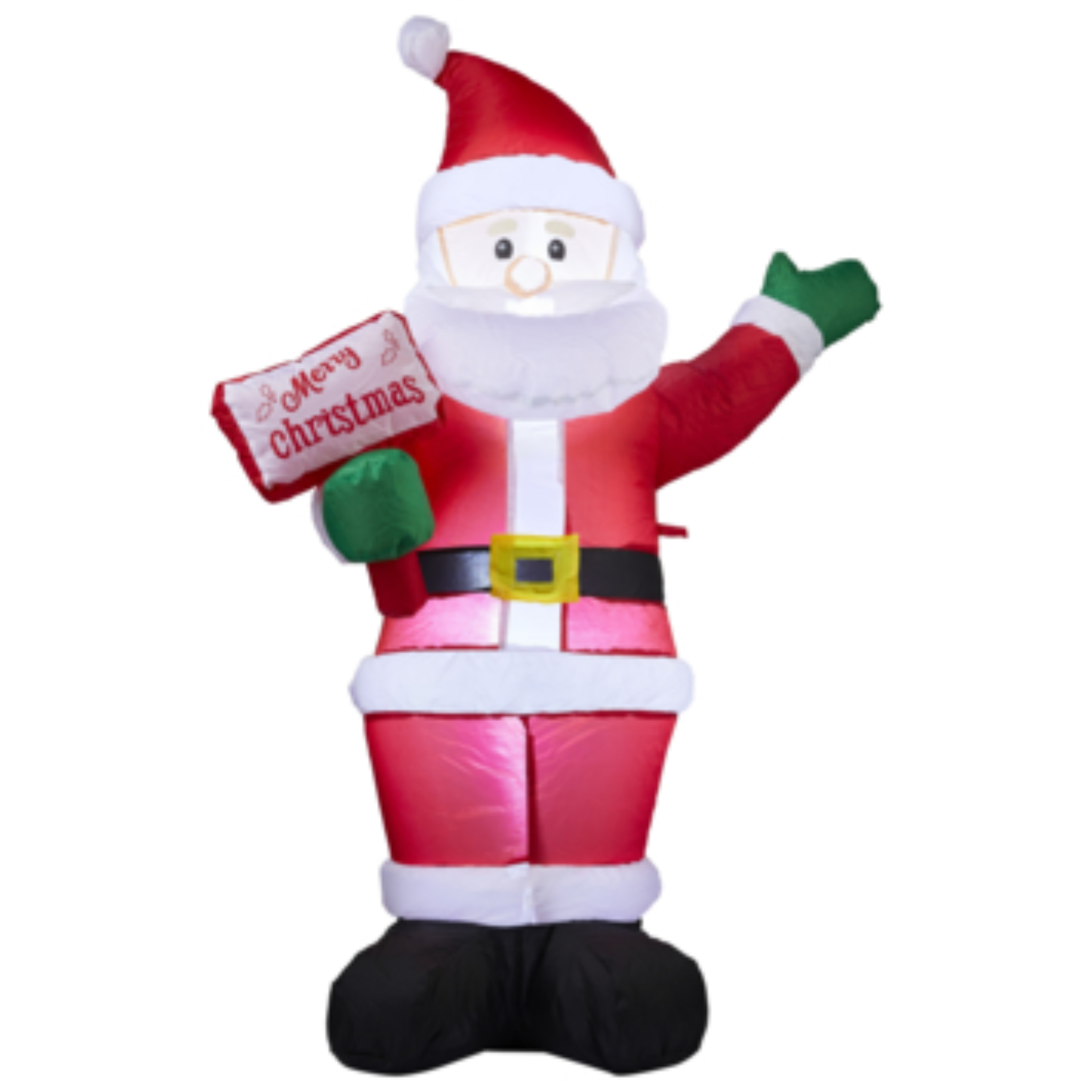Koopman Christmas Aufblasbarer Weihnachtsmann - 125cm - mit Lichtern