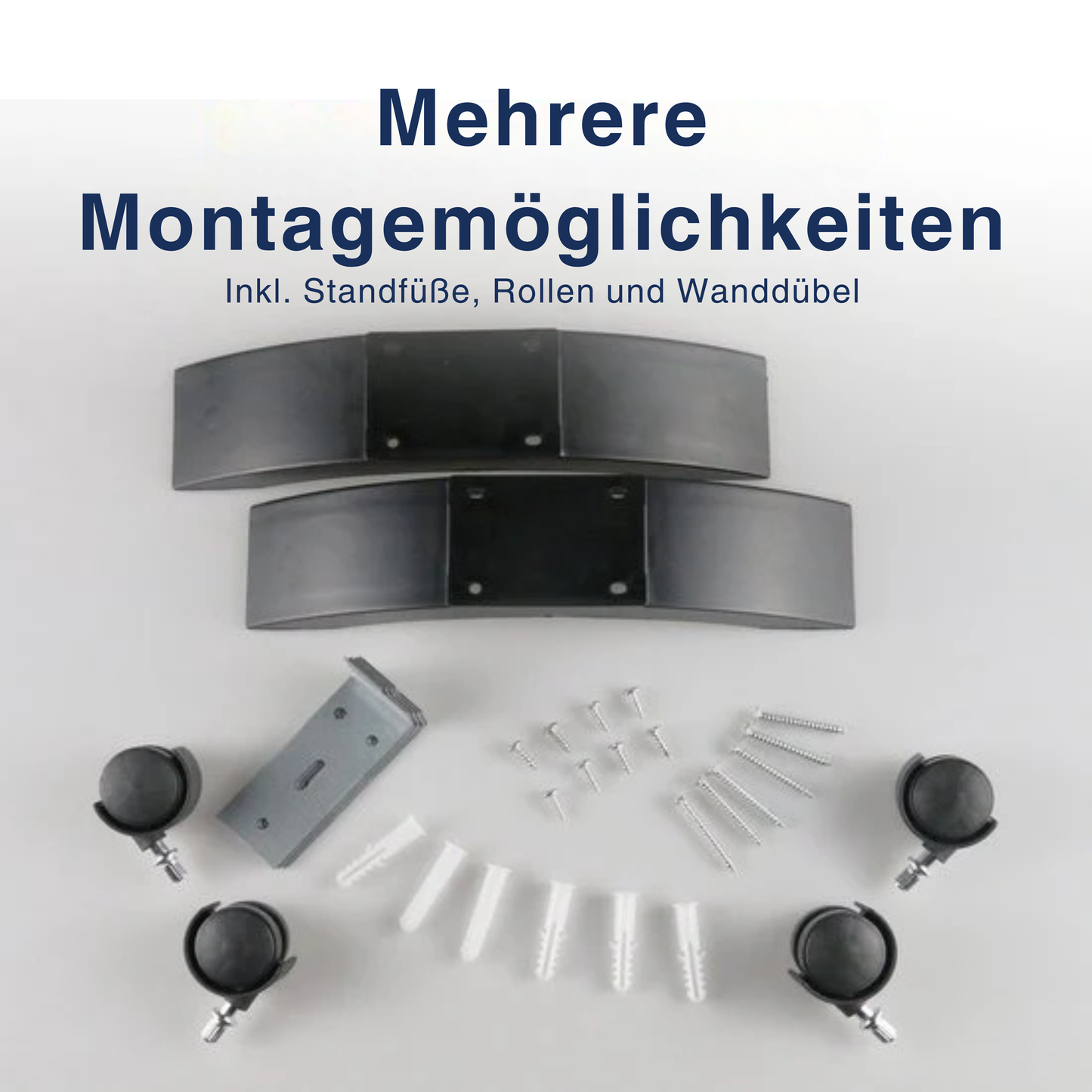 Gologi Elektrische Heizung - Konvektorheizung mit Thermostat - Funktioniert über App und Touch-Steuerung - Bis zu 25m2 - 2000W - Schwarz