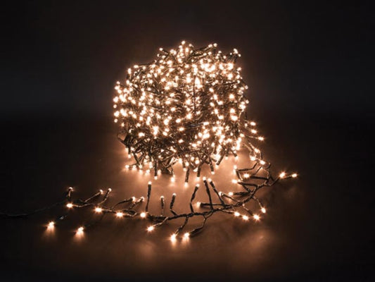 Twistlight LED-Lichtergirlande 18 m - 1530 Arizona White LEDs - Schwarzes Kabel - 31V - IP44 Innen & Außen