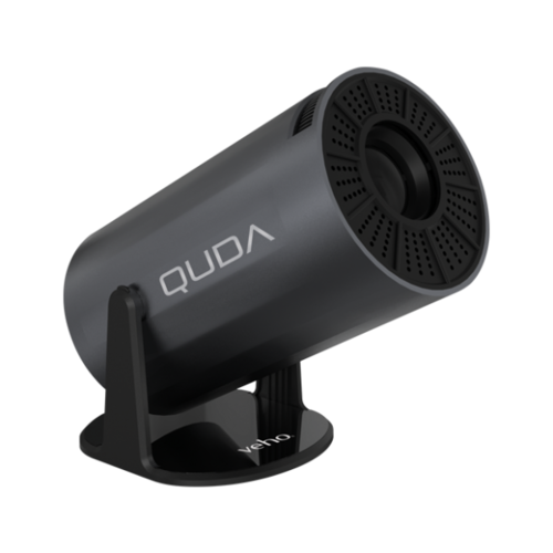 Veho Quda ROHM Tragbarer Projektor - Lautsprecherausgang 3w - usb Speicher 1 TB - 90 x90x193 mm - Gewicht 840g
