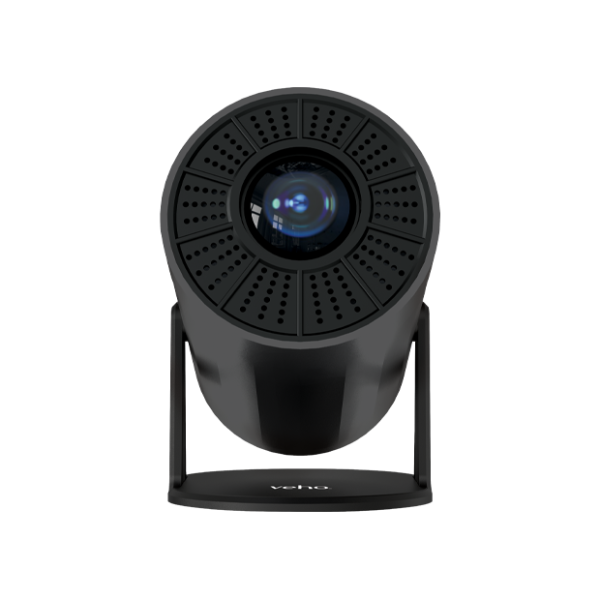 Veho Quda ROHM Tragbarer Projektor - Lautsprecherausgang 3w - usb Speicher 1 TB - 90 x90x193 mm - Gewicht 840g
