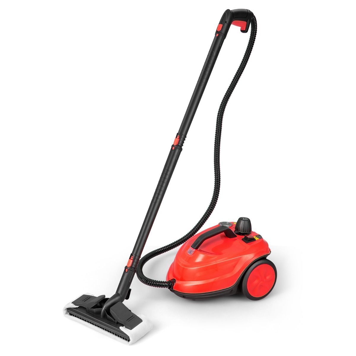 Coast Tragbarer Dampfreiniger 2000W Rot - 37 x 26 x 25 cm - 5 Bar - 1,8 Liter - 15-teilig